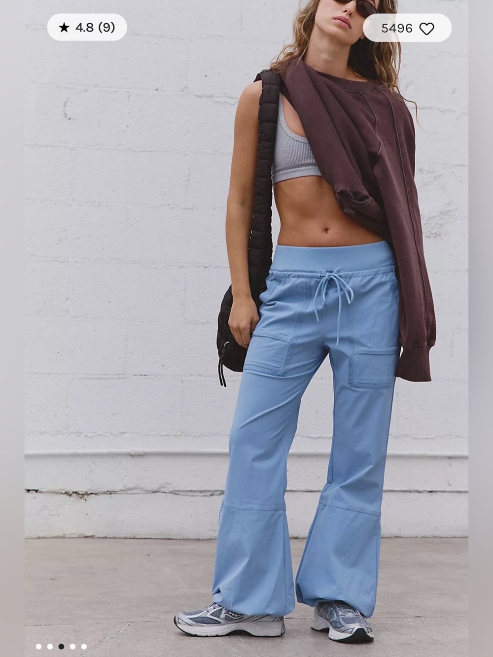 Free People Cascade Cool Climber Pants in Mountain Spring Size XS. NWT